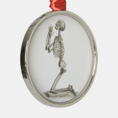 Praying Skeleton Metalen Ornament (Rechts)