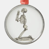 Praying Skeleton Metalen Ornament (Voorkant)
