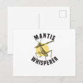 Prays Mantis Insect Lover Briefkaart (Voorkant / Achterkant)