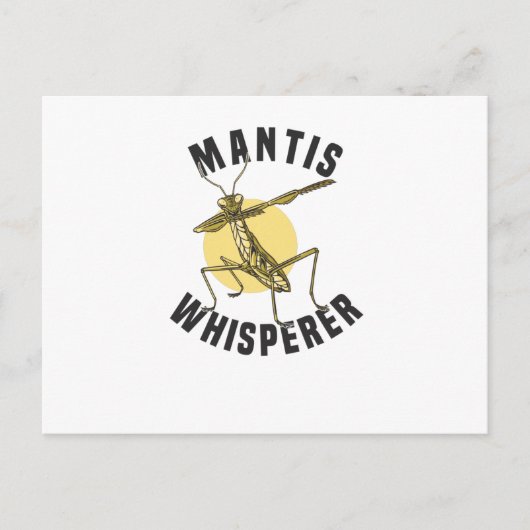 Prays Mantis Insect Lover Briefkaart (Voorkant)