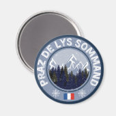 Praz De Lys Sommand Ski Station Magneet (Voorkant / Achterkant)