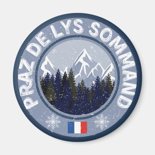 Praz De Lys Sommand Ski Station Magneet (Voorkant)