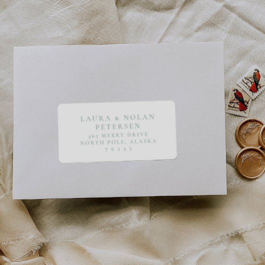 Pre-addressed Wedding Guest Mailing Label Stickers