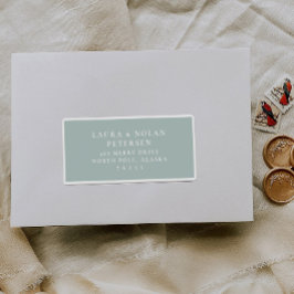 Pre-addressed Wedding Guest Mailing Label Stickers