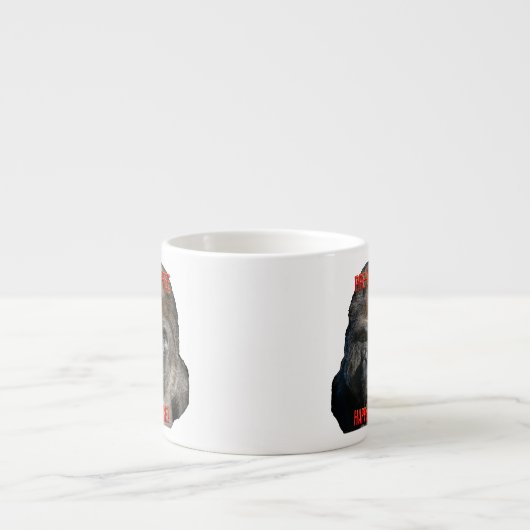 Pre-Coffee Happy Face! Espresso Kop (Voorkant)