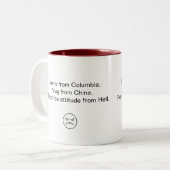 Pre-coffee Humeur mok (Voorkant links)