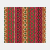 Pre-columbian America Aztec Inca Mayan Rug Theme Fleece Deken (Voorkant (Horizontaal))