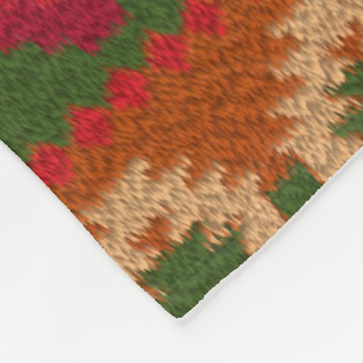 Pre-columbian America Aztec Inca Mayan Rug Theme Fleece Deken (Hoek)