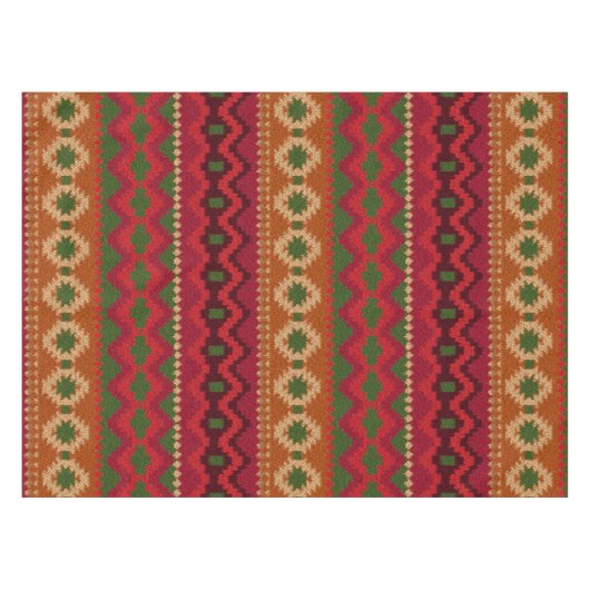 Pre-columbian America Aztec Inca Mayan Rug Theme Tafelkleed (Voorkant (Horizontaal))