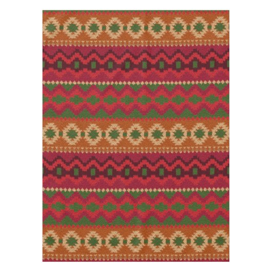 Pre-columbian America Aztec Inca Mayan Rug Theme Tafelkleed (Voorkant)