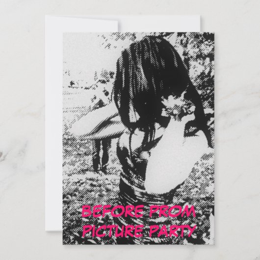 Pre Dance Afbeelding Party Kaart (Voorkant)