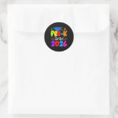 Pre Grad 2026 Kleuterschool Afstuderen Ronde Sticker (Tas)