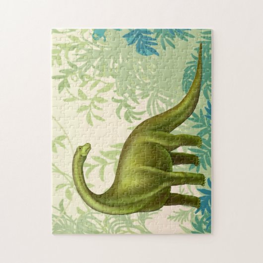 Pre-Histori Brachiosaurus Dinosaur Puzzle Legpuzzel (Verticaal)