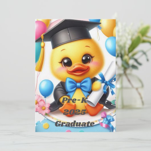 Pre-K 2025 Afgestudeerde Stijl 2 Kaart (Staand voorkant)