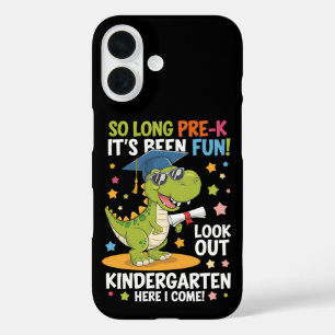 Pre K afgestudeerde kleuterschool Dinosaur T Rex iPhone 16 Hoesje