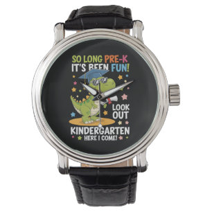 Pre K afgestudeerde kleuterschool Dinosaur T Rex Horloge