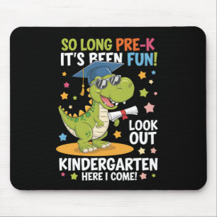 Pre K afgestudeerde kleuterschool Dinosaur T Rex Muismat