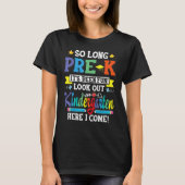 Pre-k Afstuderen 2023 So Long Pre-k Kindergarten H T-shirt (Voorkant)