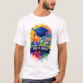 Pre k Afstuderen 2025 T-shirt (Voorkant)