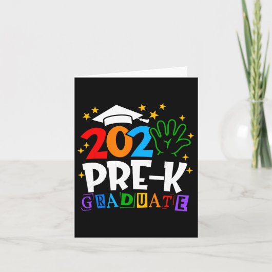 Pre-k Afstuderen 2025 voorschoolse Afstuderen CL v Kaart (Voorkant)