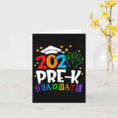Pre-k Afstuderen 2025 voorschoolse Afstuderen CL v Kaart (Gele Bloem)