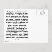 Pre-K-Afstuderen Aankondigingskaart (Achterkant)