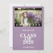 Pre-K Afstuderen Eenvoudige textuur van de Foto Ma (Voorkant)