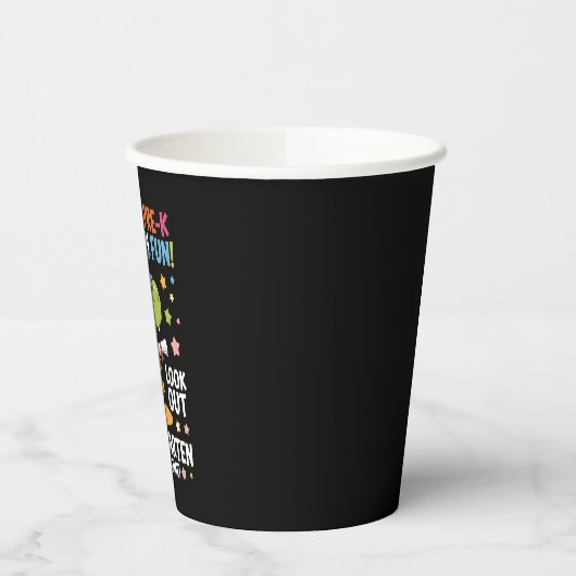 Pre K Afstuderen kleuterschool dinosaurus T Rex Papieren Bekers (Links)