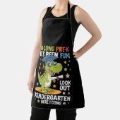 Pre K Afstuderen kleuterschool dinosaurus T Rex Schort (Insitu)