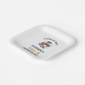 Pre-K Afstuderen Schattigee Teddy Party Papieren Bordje (Gebogen)