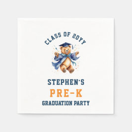 Pre-K Afstuderen Schattigee Teddy Party Servet