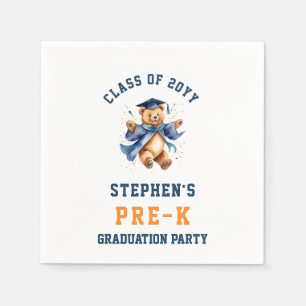 Pre-K Afstuderen Schattigee Teddy Party Servet