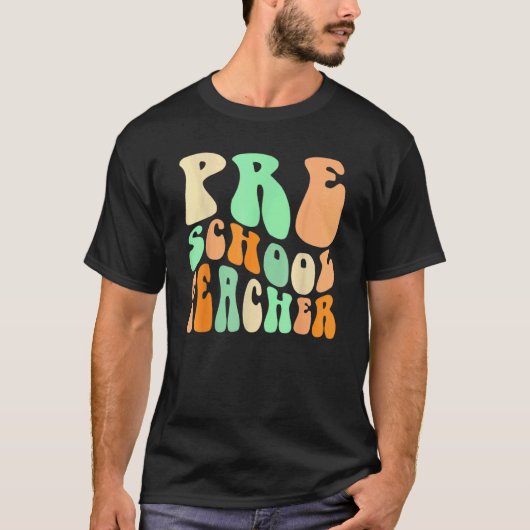 Pre K Boho leraar student terug naar school T-shirt (Voorkant)