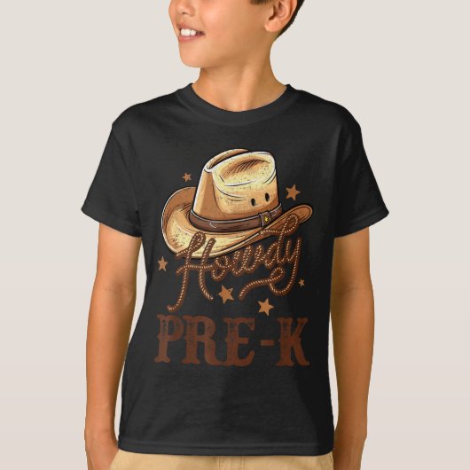 Pre K Country Howdy K Pre Western Rodeo Teacher Me T-shirt (Voorkant)