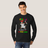 Pre K deed het goed Geen probleem Llama Dabbing Ll T-shirt (Voorkant volledig)
