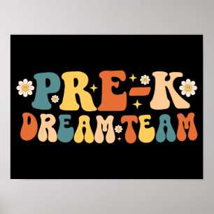 Pre-k droomteam poster