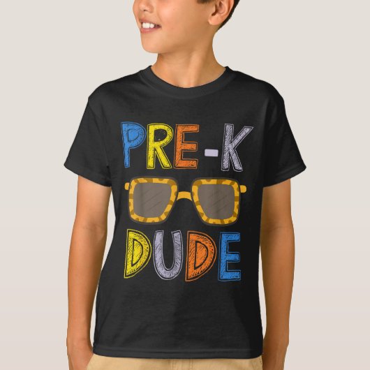 Pre-k Dude Back To School-first Day Of Preschool G T-shirt (Voorkant)