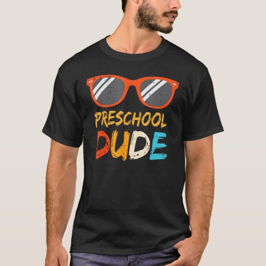 Pre K Dude Preschool Teachers Students Back To Sch T-shirt (Voorkant)