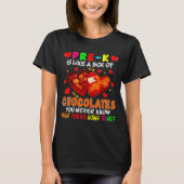 Pre-k Funny Box Of Chocolates Valentine's Day Teac T-shirt (Voorkant)