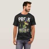 Pre-k genageld Het Rex Dinosaurus Graduation Cap G T-shirt (Voorkant volledig)