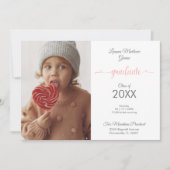 Pre-K Graduate Simple Children Photo Announcement (Voorkant)