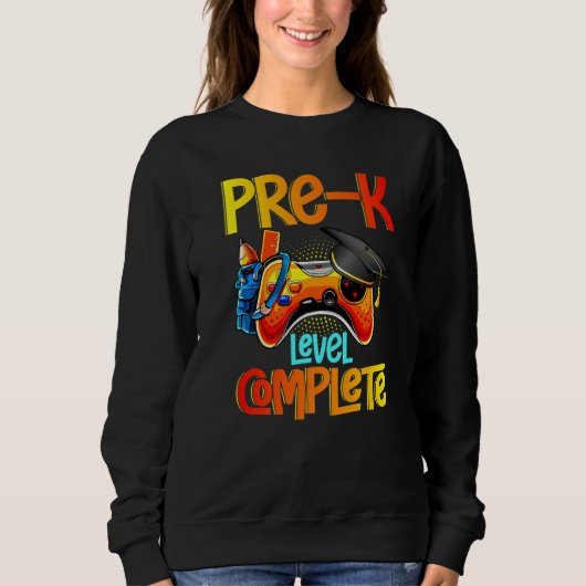 Pre-K Graduation Gamer Level Complete Video Game G Trui (Voorkant)