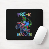 Pre-k Graduation Monster Truck Dinosaur Boys Kids  Muismat (Met muis)