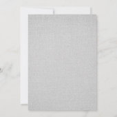 Pre-K Graduation Simple Photo Gray Textile Texture (Achterkant)