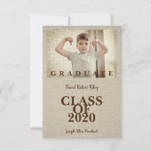 Pre-K Graduation Simple Photo Shandy Textile (Voorkant)