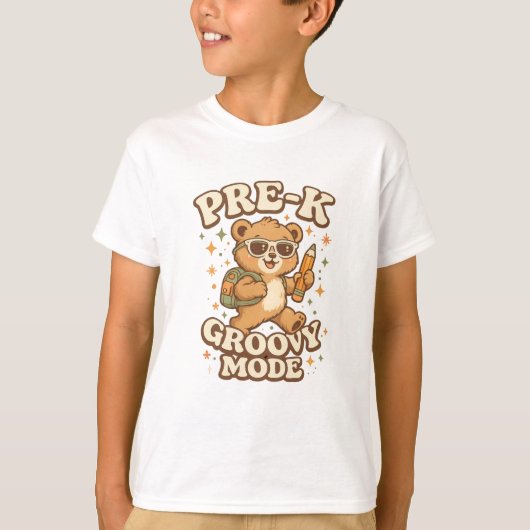 Pre-K Groovy Mode T-shirt (Voorkant)