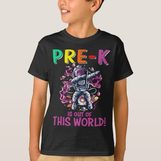 Pre-K is uit deze wereld eerste schooldag T-shirt (Voorkant)