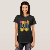 Pre-k Kerel Ck Naar School Shirts Eerste Dag Van P (Voorkant volledig)