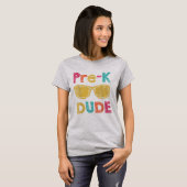 Pre k kerel, kleuter dude, t-shirt (Voorkant volledig)