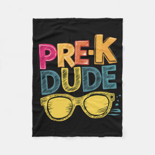 Pre-k Kerel terug naar school shirts eerste dag va Fleece Deken